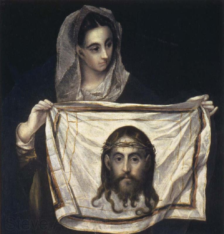 El Greco St Veronica  Holding the Veil Spain oil painting art